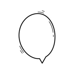 speech bubble frame for comic text isolated white background. Empty outline bubble for speech text. Dialog empty cloud, cartoon box.