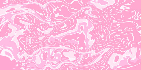 Abstract white pink colors liquid graphic texture background.