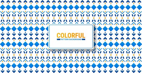 Colorful abstract geometric pattern design