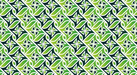 Green abstract geometric pattern design
