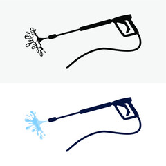 pressure wash sprayer logo element