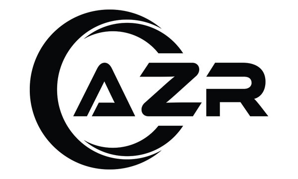 AZR swoosh logo design vector template | monogram logo | abstract logo | wordmark logo | lettermark logo | business logo | brand logo | flat logo.