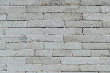 Close up of white brick wall