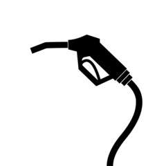 Fuel pump nozzle vector illustration.
