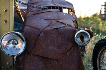 Old rusty car 
