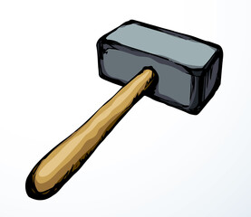 Big old hummer. Vector drawing