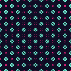 Multi color seamless pattern texture and template. Multicolored. Colorful ornamental graphic design. Colored mosaic ornaments. Vector illustration. EPS10.