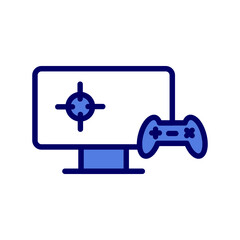 Playing Videogame Icon