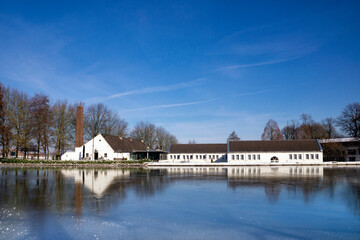 Obraz premium View at the Vaalsbroekermolen watermill near Vaals