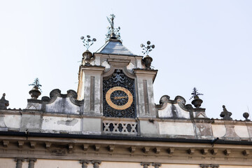 Fototapeta premium ancient building with a chapel at the top european castle historical