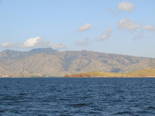 Seascape. Atlantic Ocean island travel, coast