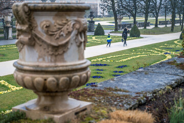 Obraz premium vase in the mirabell garden