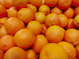 Fresh orange in traditional market