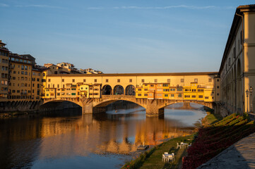 Obraz premium Cityview on central part of ancient Italian city Florence, Tuscany