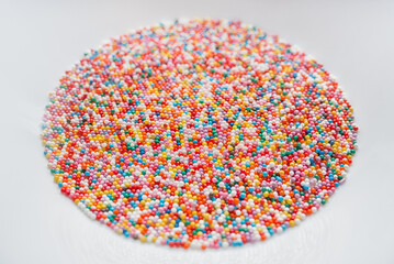 Background abstract texture colorful sprinkles sugar candy