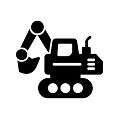 Crawler Excavator Icon