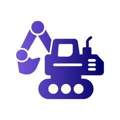 Crawler Excavator Icon