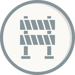 Traffic Barrier Icon