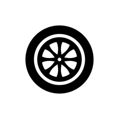 koło, opona ikona