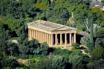 Fototapeta na wymiar Temple of Hephestus in the Agora, Athens Greece