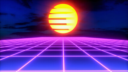 a futuristic technology background (3d rendering) © rtype