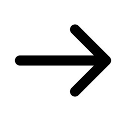 Simple modern right arrow icon