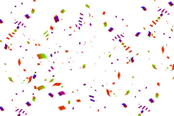 Celebration confetti Bright colorful confetti vector background