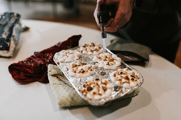 Smores mini pie