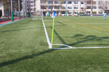 人工芝 サッカーレフリー Artificial turf soccer referee