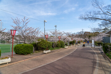 Naklejka premium 日岡山公園