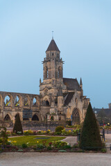 Fototapeta na wymiar Caen Town Hall in Normandy France