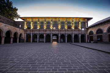 Diyarbakir Ulu Mosque, located in Turkey, is a historical monument located on the walls of...
