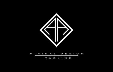 DA OR AD Minimalist logo design Vector Illustration