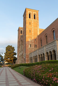 Royce Hall at sunrise on the campus of UCLA