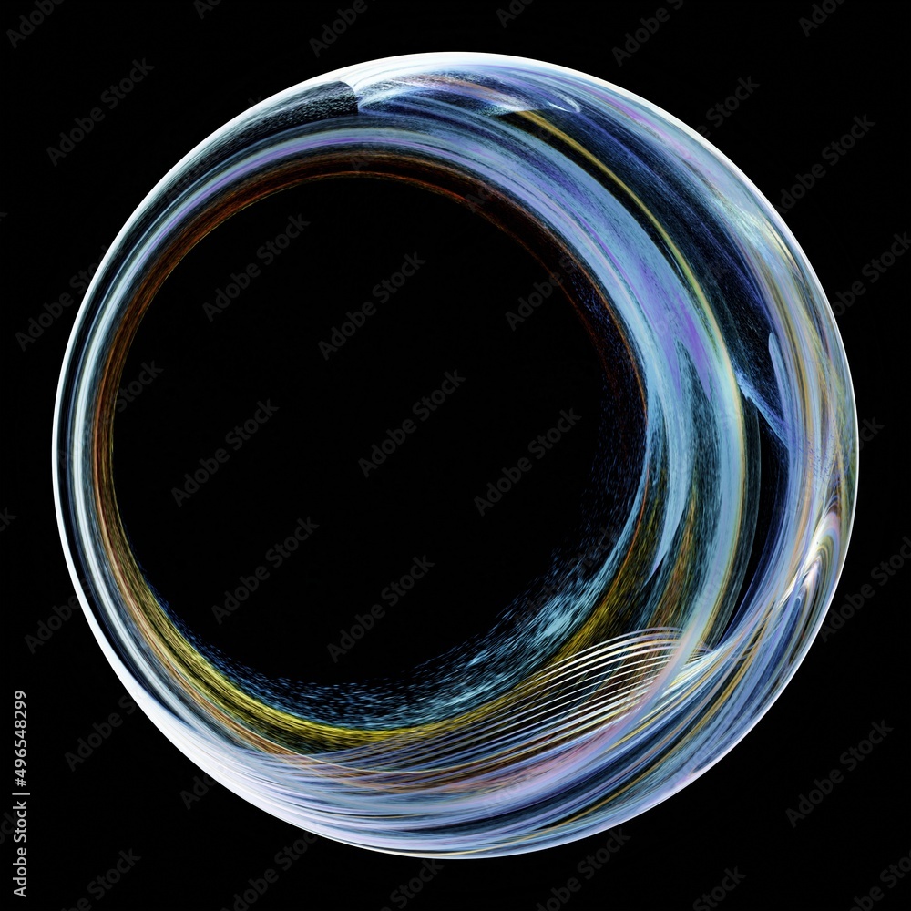 Poster abstract background with circles. luminous swirling. elegant particles forming a circle. 3d render