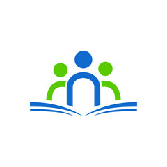 vector pencil school books and people