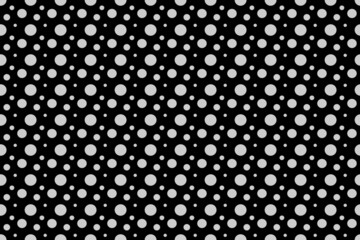 Seamless gray dot pattern pattern, for black background.