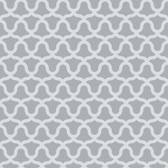 Seamless gray vintage Arabic pattern vector