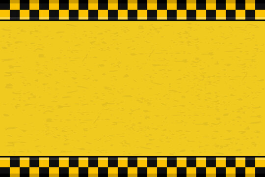 Contruction warning sign yellow black line rectangle design background