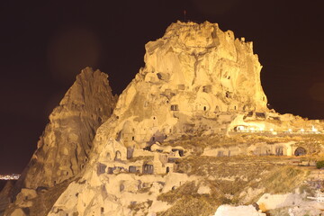 Uçhisar Castle in Cappadocia