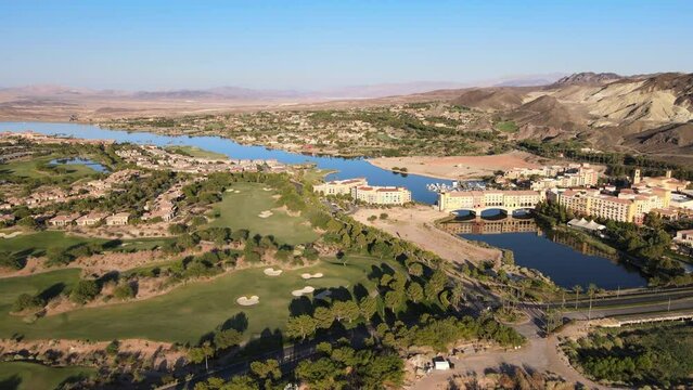 Lake Las Vegas by drone 