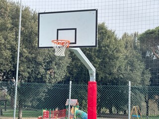 basketball hoop in the net © Ali