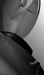  Black and white abstract background
