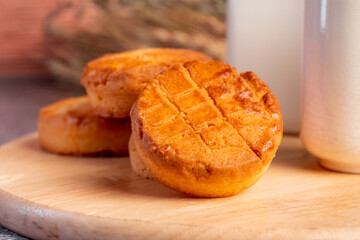 Cookies made out of wheat and can be eaten solo as well as with tea. Butter Cookies