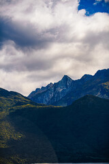 Mountain scenery in New Zealand