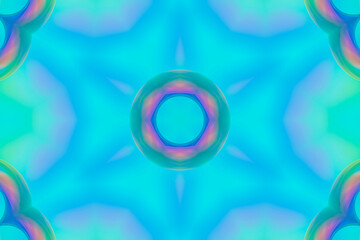 Abstract multicolored textural symmetrical background kaleidoscope.