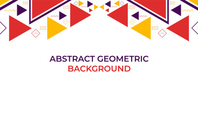 colorful triangle geometric shape background