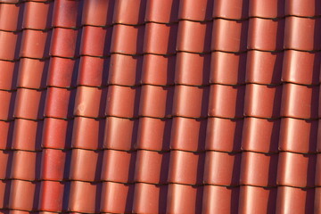 屋根瓦の空撮　瓦のテクスチャー
Aerial view of roof tiles Tile texture