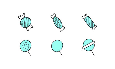 candy icon set