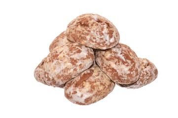 gingerbread isolated on white background